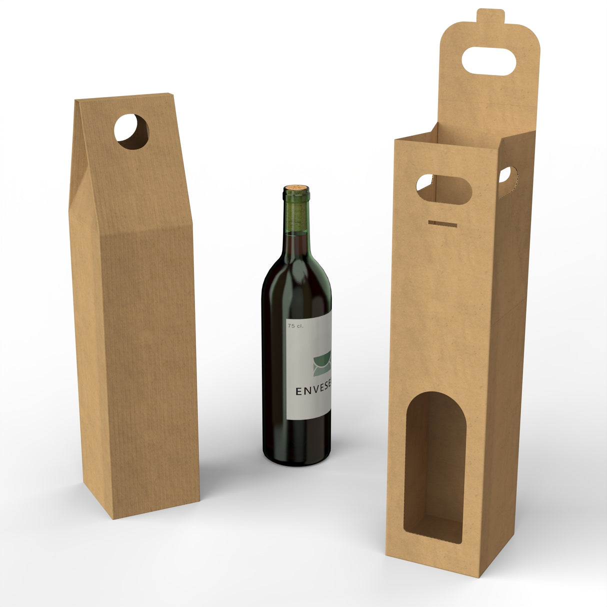 Darčekový kartónový obal na víno (75 cl.)
