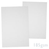 Biely rebrovaný papier 185g/m²