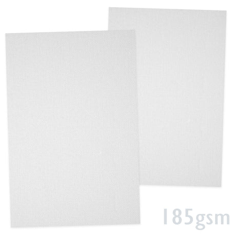 Biely rebrovaný papier 185g/m²