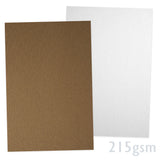 Papier s ľanovou textúrou 215g/m² - 10 A4 listov
