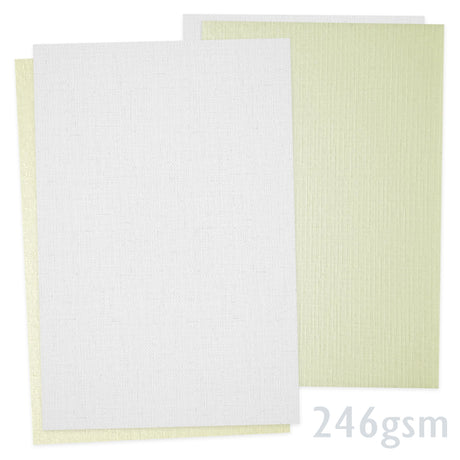Papier s ľanovou textúrou 246g/m²