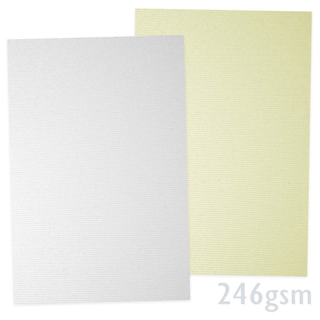 Papier s ľanovou textúrou 246g/m²