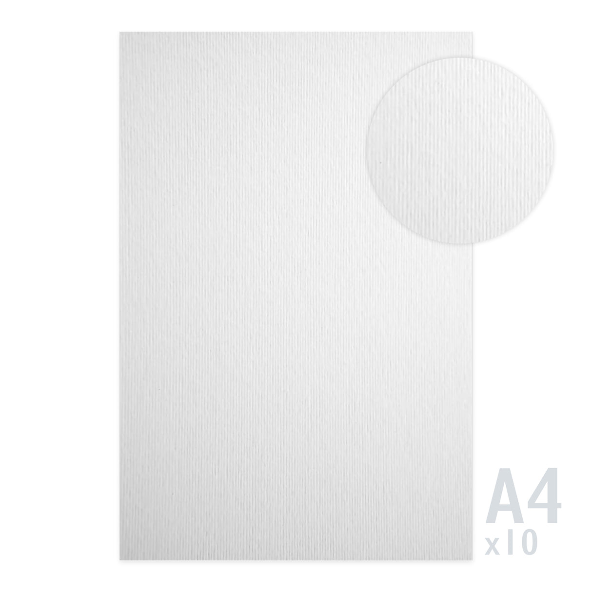 Papier s ľanovou textúrou 215g/m² - 10 A4 listov