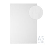 Biely papier s rebrovanou textúrou 185g/m²