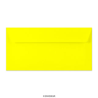 110x220 mm (DL) Neónovo-žltá obálka