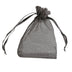 Organza Bags Black 90 x 70 mm