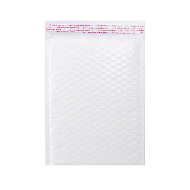 Gloss Finish Bubble Bag Mailers White 250 x 180 mm