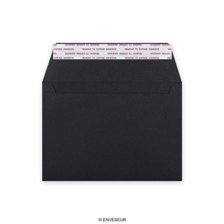 114x162 mm (C6) Čierna obálka