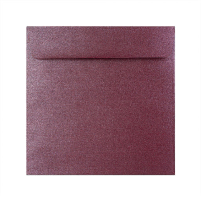 Pearlescent Envelopes Bordeaux 170 x 170 mm Peel and Seal