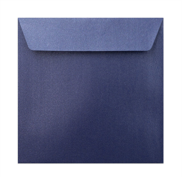 Pearlescent Envelopes Dark Blue 170 x 170 mm Peel and Seal