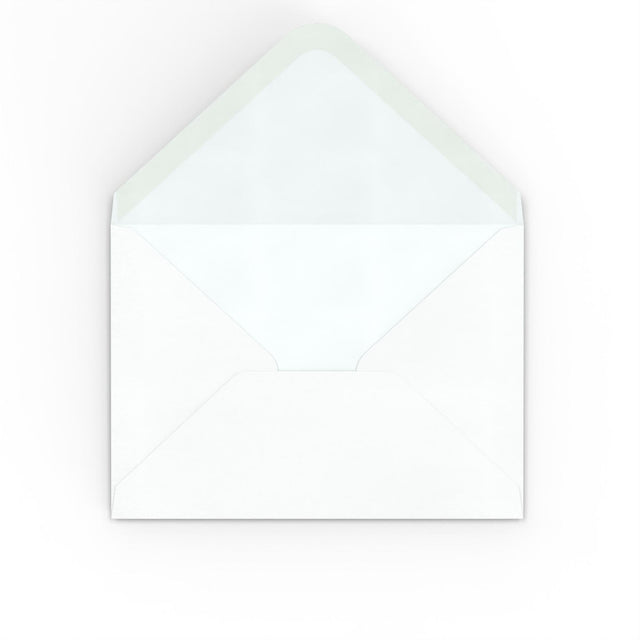 White Hammer Gummed V-Flap Envelope (133 x 184mm)