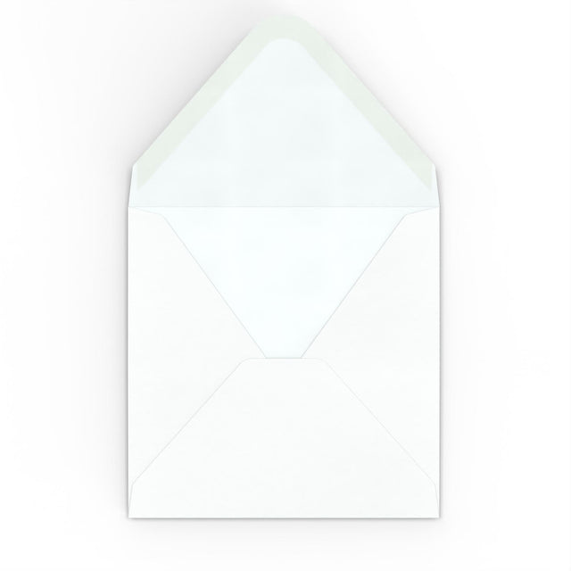 White Hammer Gummed V-Flap Envelope (155 x 155mm)