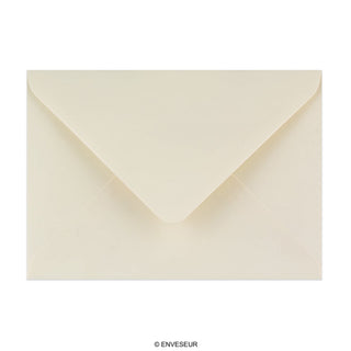 125x175 mm Slonovinová obálka s hladkým povrchom