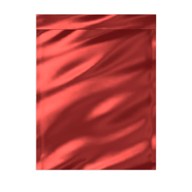 Metallic Finish Foil Bags Red 324 x 229 mm (C4)