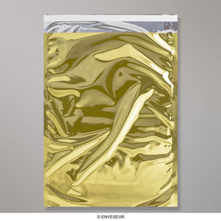Lesklé metalické fóliové obálky