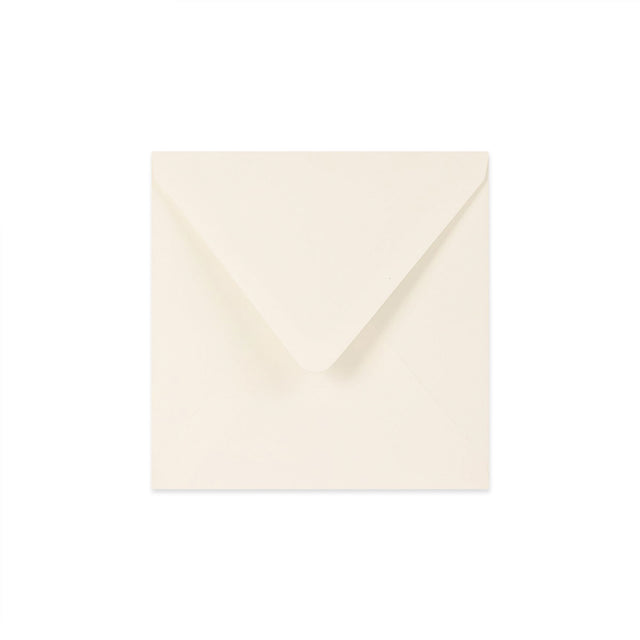 Paper Lined Envelopes Ivory + Black Fancy Paper 160 x 160 mm