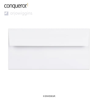 110x220 mm (DL) Sýto-biela obálka Conqueror