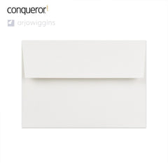 114x162 mm (C6) Biela Obálka Conqueror – High White Laid