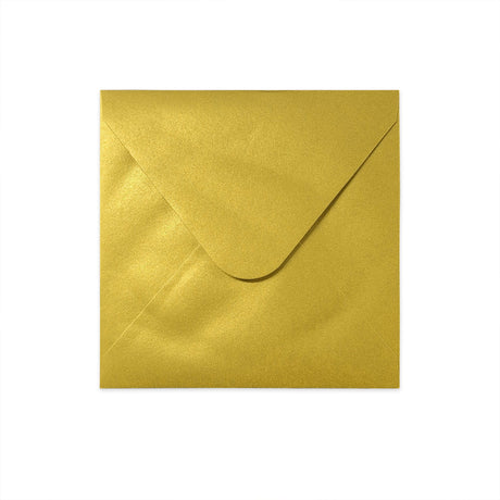 140x140MM - Zlatá metalická obálka 120g