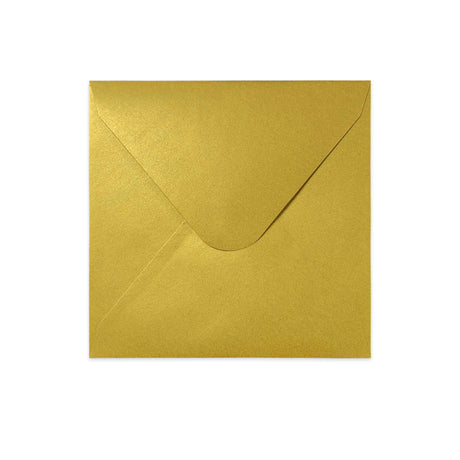 155X155MM - Zlatá metalická obálka 120g